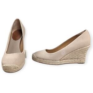 J. Crew Cream Espadrilles Timeless Canvas Flats